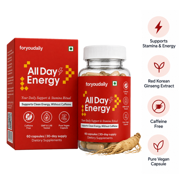 All Day Energy — Red Korean Ginseng Capsules