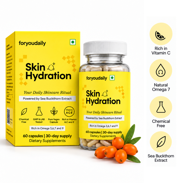 Skin Hydration — Sea Buckthorn Omega 7 Capsules