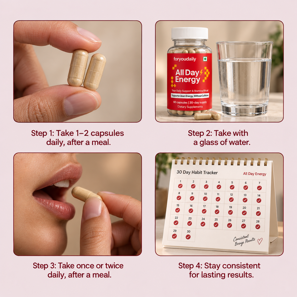 All Day Energy — Red Korean Ginseng Capsules