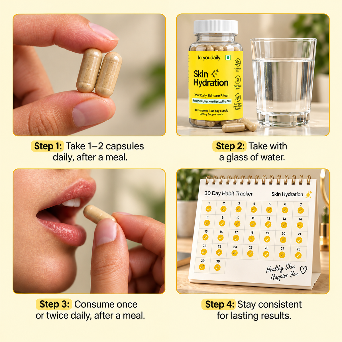 Skin Hydration — Sea Buckthorn Omega 7 Capsules