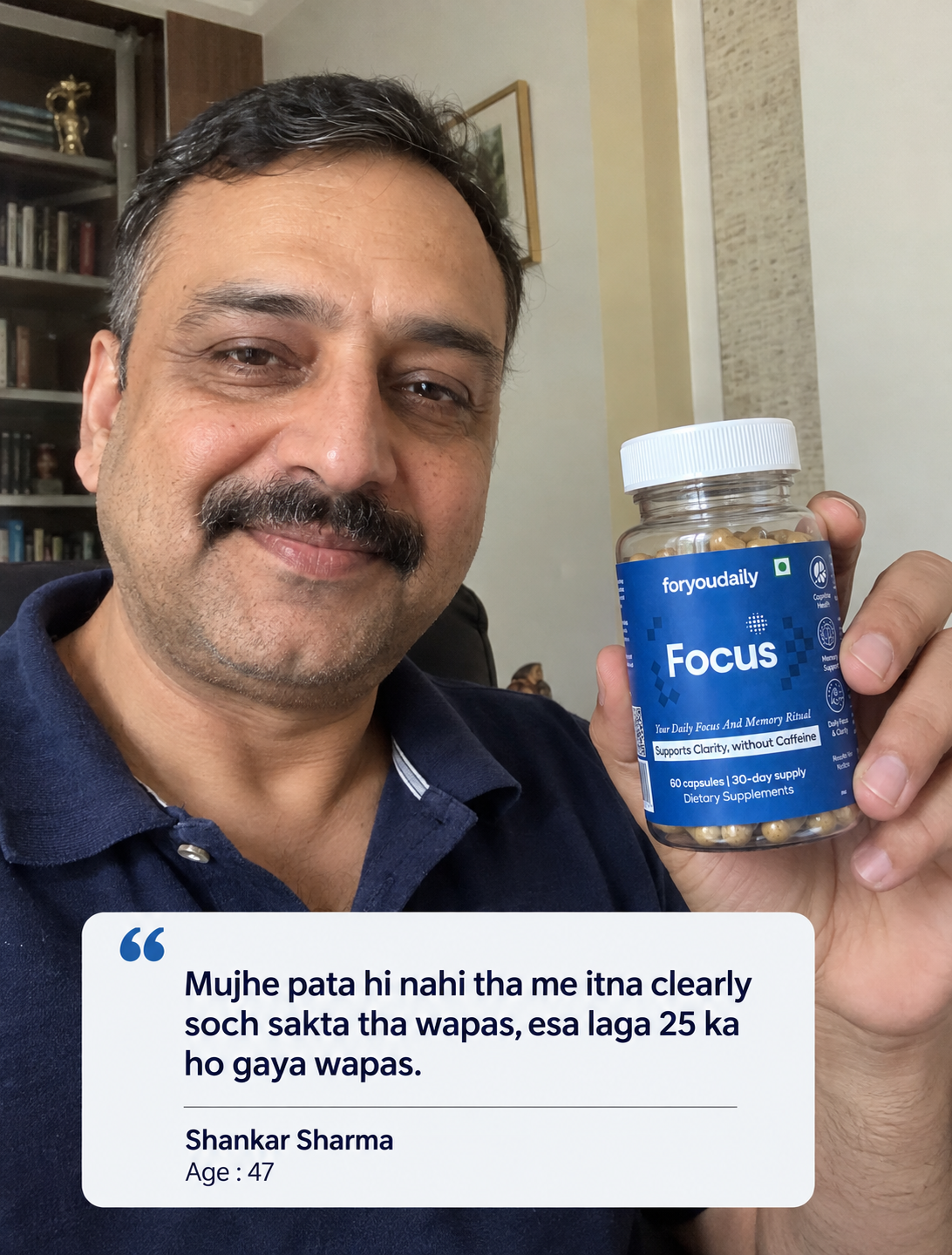 Focus — Brahmi & Ashwagandha Capsules
