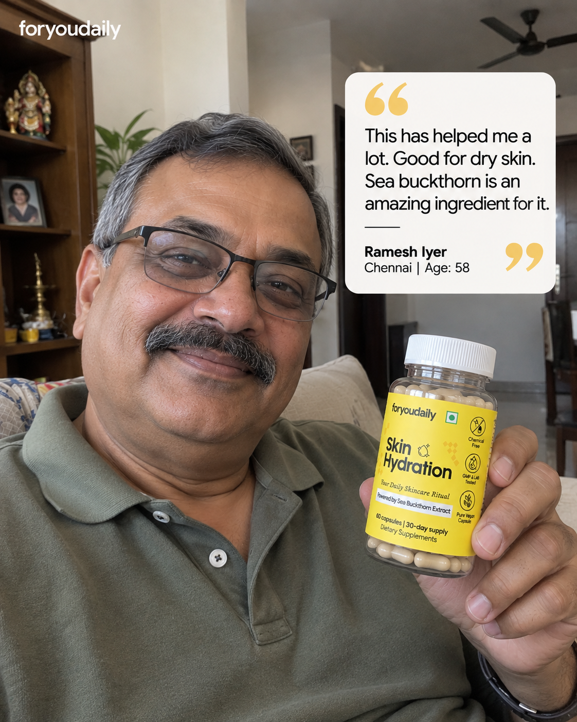 Skin Hydration — Sea Buckthorn Omega 7 Capsules